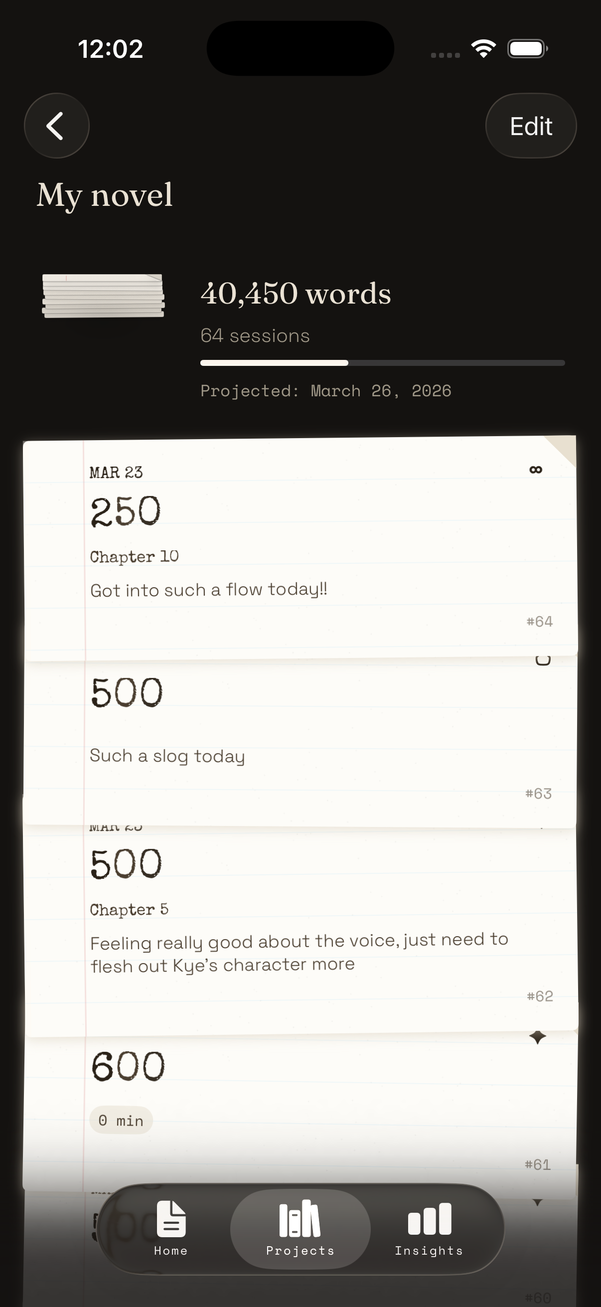 Project history